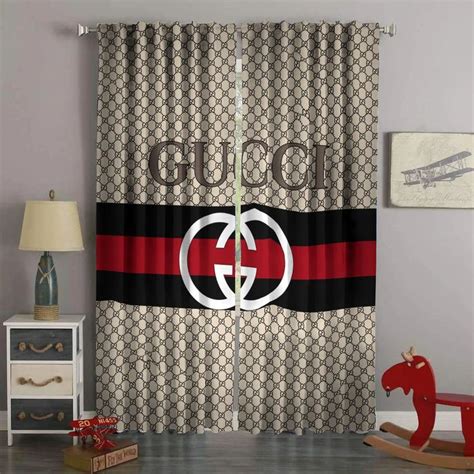 gucci curtains replica|Gucci window curtains.